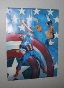 Captain America / Pin Up Poster / Joe Jusko / Comics Scence Magazine / 1990