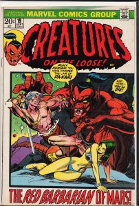 Creatures on the Loose #19 (1972) Gullivar Jones