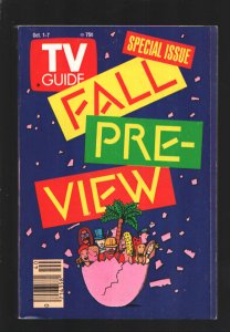 MAG: TV Guide 10/1/1988 -Special Fall Preview Issue-Kentucky edition-Newsstan...