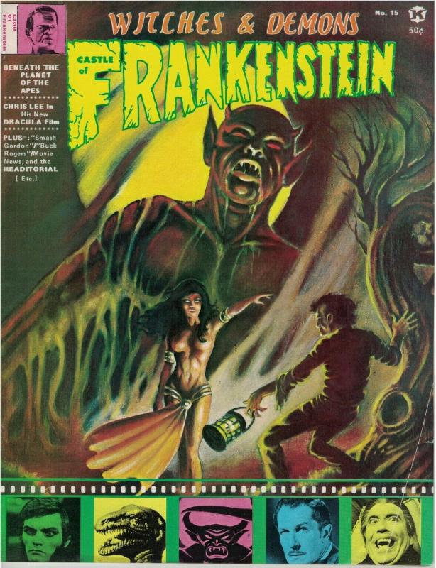 CASTLE OF FRANKENSTEIN 15 VG CHRIS LEE,Karloff copy B