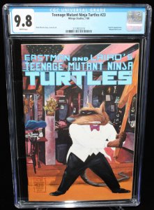 Teenage Mutant Ninja Turtles #23 - Gnatrat App - CGC Grade 9.8 - 1989