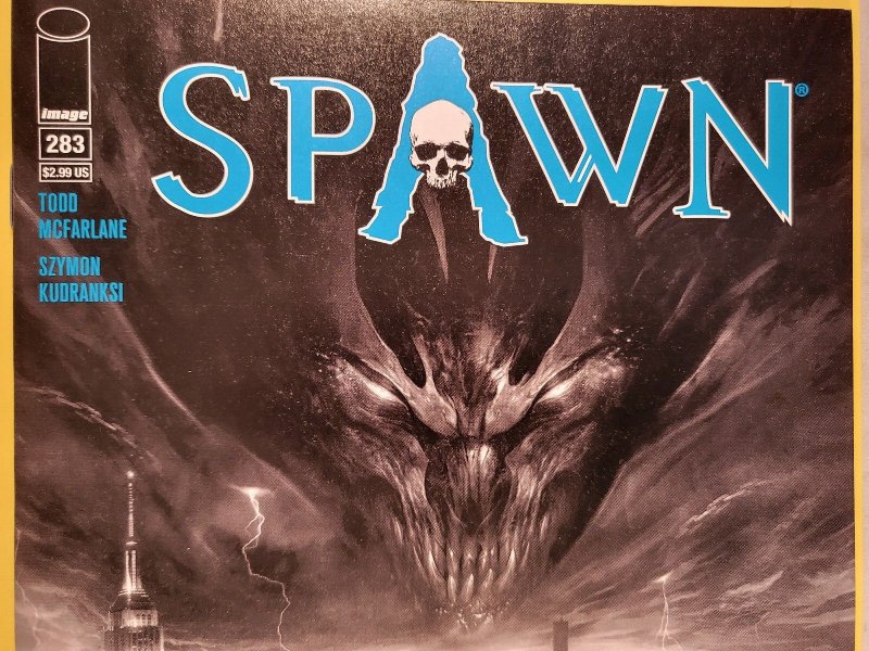 Spawn #283 Cvr B Francesco Mattina B&W 2018 Image Comics McFarlane Low Print NM