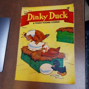 PAUL TERRY'S DINKY DUCK COMICS #12 ST JOHN 1952 GOLDEN AGE FUNNY ANIMAL 10 CENT