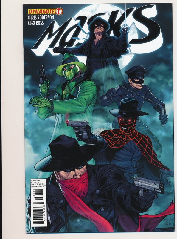 Masks (2012 Dynamite) #1-8 NM Complete series