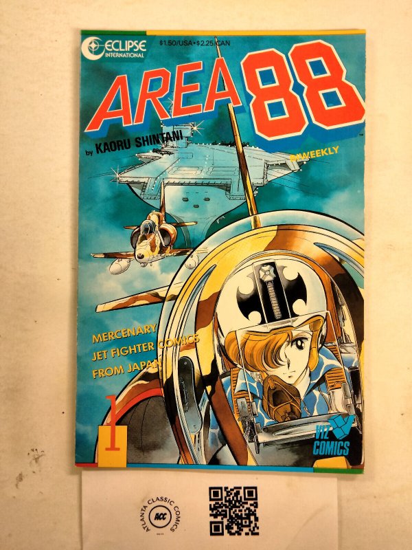 Area 88 #1 VF Eclipse Comic Books Viz Jet Fighter MangaKaoru Shintani 7 HH32
