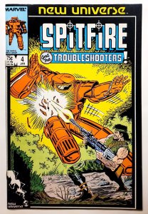 Spitfire and the Troubleshooters #4 (Jan 1987, Marvel) 8.0 VF