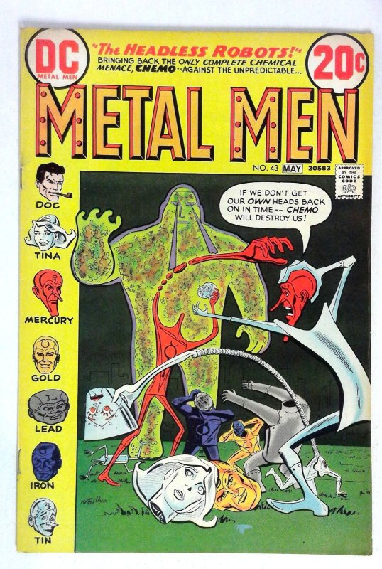 Metal Men #43 Doc Tina Mercury 1976 DC FN/VF