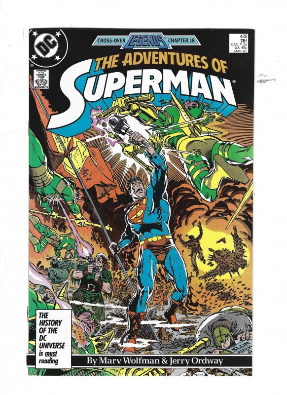 Adventures of Superman #426 through 428(1987) rb1
