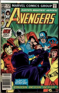 The Avengers #218 Newsstand Edition (1982) The Avengers