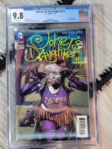 CGC 9.8 Batman the Dark Knight #23.4 Comic Book 2013 Joker's Daughter #1 3D