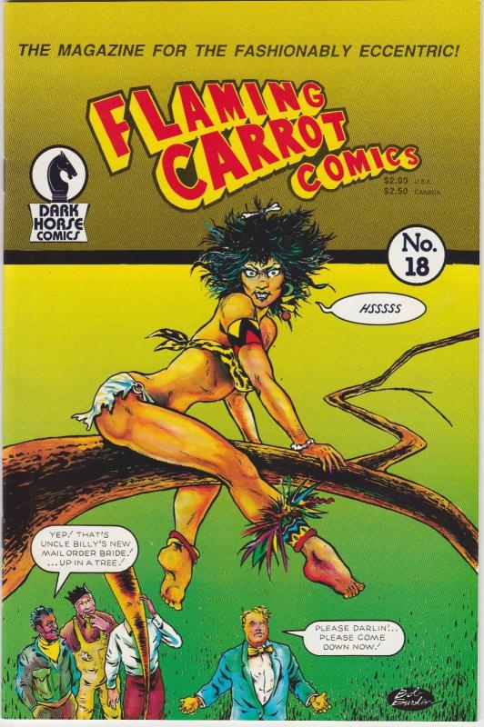 5 Flaming Carrot Comics Dark Horse Comic Books # 2 18 21 22 23 Bob Burden WM5