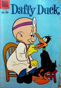 Daffy Duck #23 Dell Comics 1960 Elmer Fudd Doctor Stethoscope 