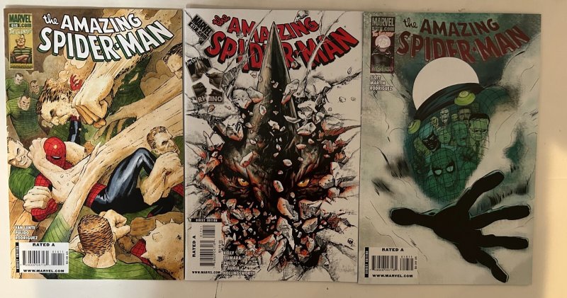 *Amazing Spider-Man 608-618 11 High Grade bks All vf/better unless noted