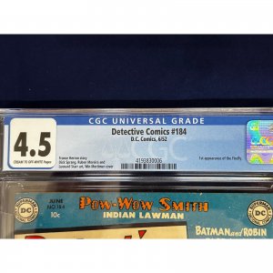 Detective Comics #184 CGC 4.5 1st Firefly (SS)