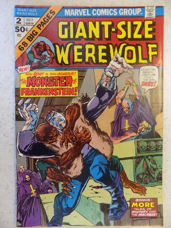 GIANT-SIZE WEREWOLF # 2 MARVEL BRONZE HORROR 