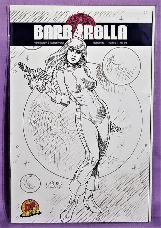 BARBARELLA #1 Dynamic Forces B&W Joseph Linsner Exclusive Cover (Dynamite 2017)