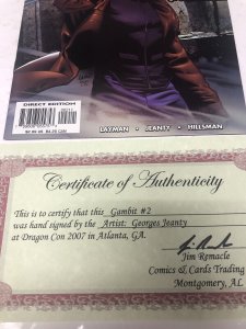 Gambit (2004) # 2 Variant • Signed Georges Jeanty • Marvel Comics • John Layman