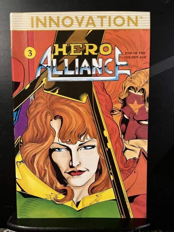 Hero Alliance: End of the Golden Age 1 - 3 1989 Innovation Comic