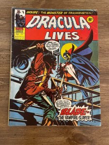 Dracula Lives # 21 Marvel Comics Magazine UK Version Blade Tomb Dracula 10 J945