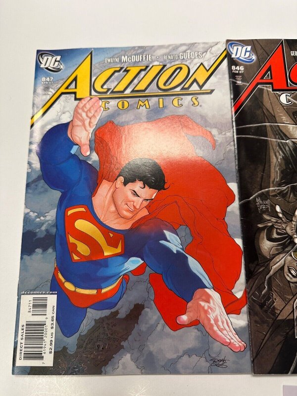 3 Action Comics DC Comic Book # 846 847 848 Superman Batman 76 CT5