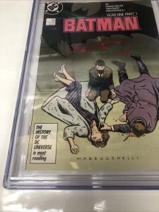 Batman (1987) # 404 (CGC 9.8 SS) Signed Frank Miller • DC Comics • Mazzucchelli
