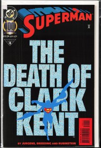 Superman #100 Holograhic Foil Cover (1995) Superman