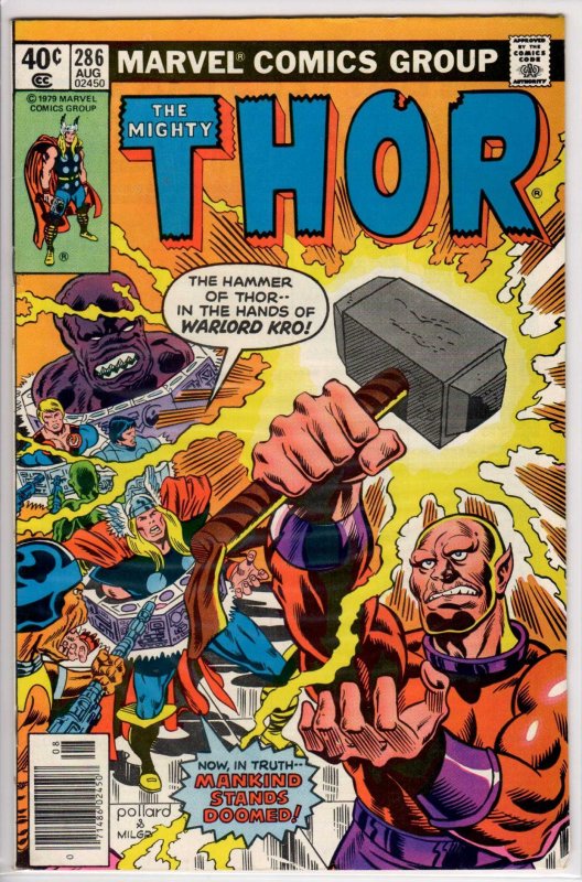 Thor #286 Newsstand Edition (1979) 7.0 FN/VF