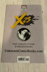 X-23 #1 (2018) Padilla trade virgin variant