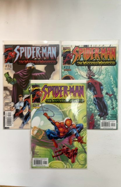 Spider-Man: The Mysterio Manifesto #1 - 3 2001) Complete Se/Limited Series