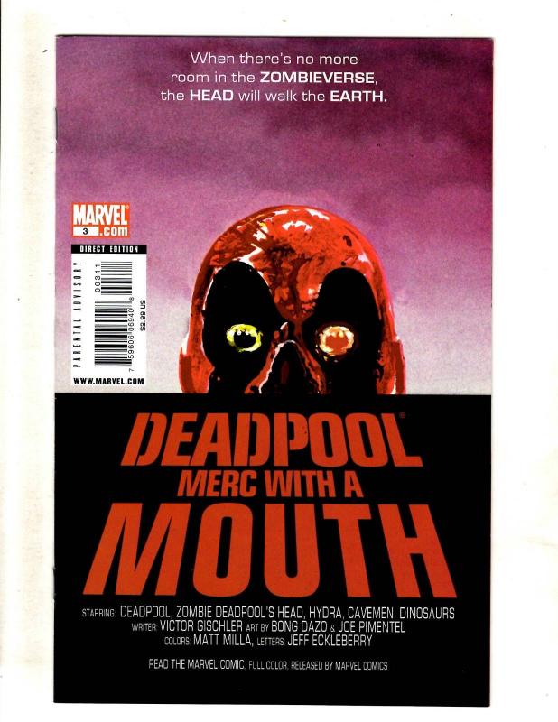 Lot Of 6 Deadpool Merc With A Mouth Marvel Comic Books # 1 2 3 4 5 6 NM 1st J325
