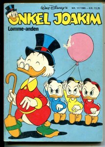 Onkel Joakim #17 1985-Disney-Danish-Uncle Scrooge-Carl Barks-Mickey Mouse-VG