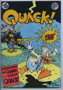 QUACK! #6  - 5.5, WP - Comix - 1st print - Brunner