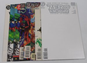 Zero Hour #0 & 1-4 VF/NM complete set + preview + sampler + ashcan ; DC (AC15)