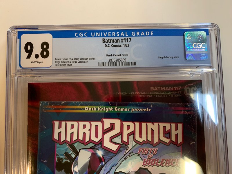 Batman (2022) # 117 (CGC 9.8 WP) Rose Besch Cover (1:25)