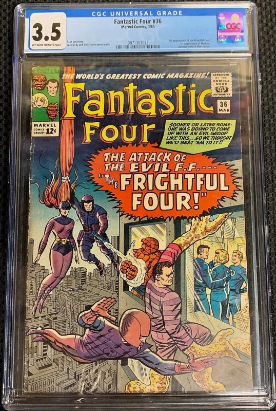 Fantastic Four #36 (1965) CGC 3.5
