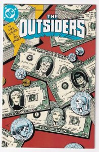 The Outsiders #4 February 1986 DC Mike Barr Jim Aparo 
