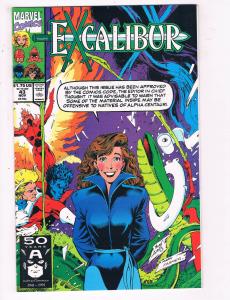 Excalibur #43 VF Marvel Comics Comic Book Nov 1988 DE23