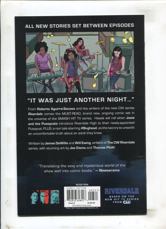 Riverdale 6PC LOT #3-4 + 6-9 - Archie Comics (8.5) 2017