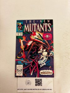 New Mutants #74 NM Marvel Comic Books Cannonball Sunspot Warlock Mirage 27 HH72