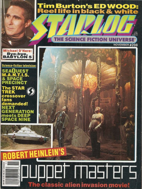Starlog #208 (Newsstand) VF ; Starlog | Magazine Puppet Masters