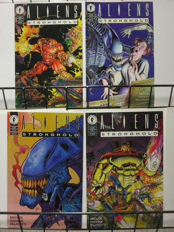 ALIENS STRONGHOLD (1994 DH) 1-4 complete mini