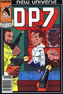 D.P.7 #8 (Newsstand) FN ; Marvel | New Universe Mark Gruenwald