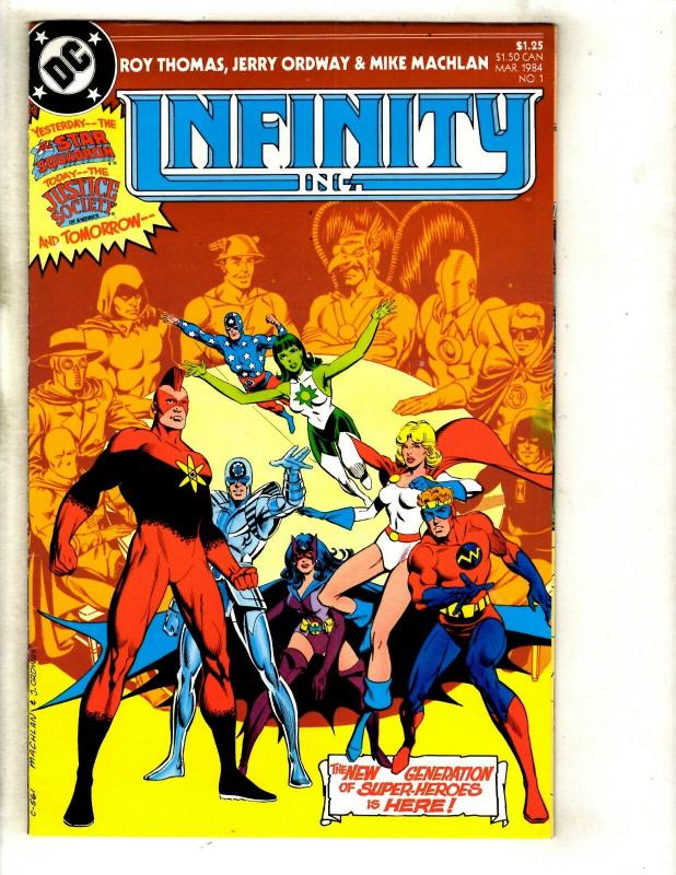 8 Infinity Inc. DC Comics # 1 2 3 4 5 6 7 8 Silver Scarab Fury MF7