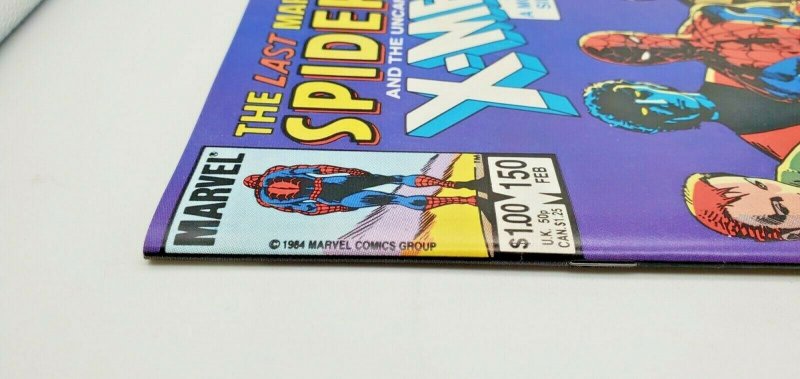 Marvel Team-up #150 X-Men Spider-man last issue !! (1985) NM-