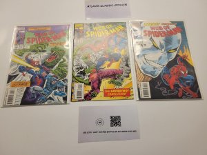 3 Marvel Comics Books Web of Spider-Man #110 111 112 62 SM4