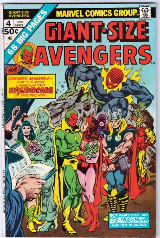 Giant-Size Avengers #4 (Jun-75) VF/NM High-Grade The Avengers