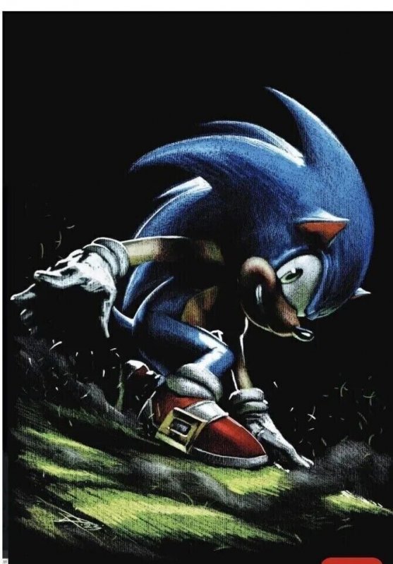 SONIC THE HEDGEHOG #76 DELL'OTTO VIRGIN SET GOLD FOIL/BLACK FOIL/RAW NM.