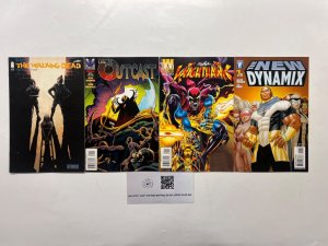 4 Indie Comics The New Dynamix#1+Knighthawk#1+The Outcast#1+T.W.D#135 20 JS46