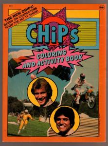 CHiPs Coloring and Activity Book #402-1 1983-Motorcyle-Eric Estrada-TV-VF
