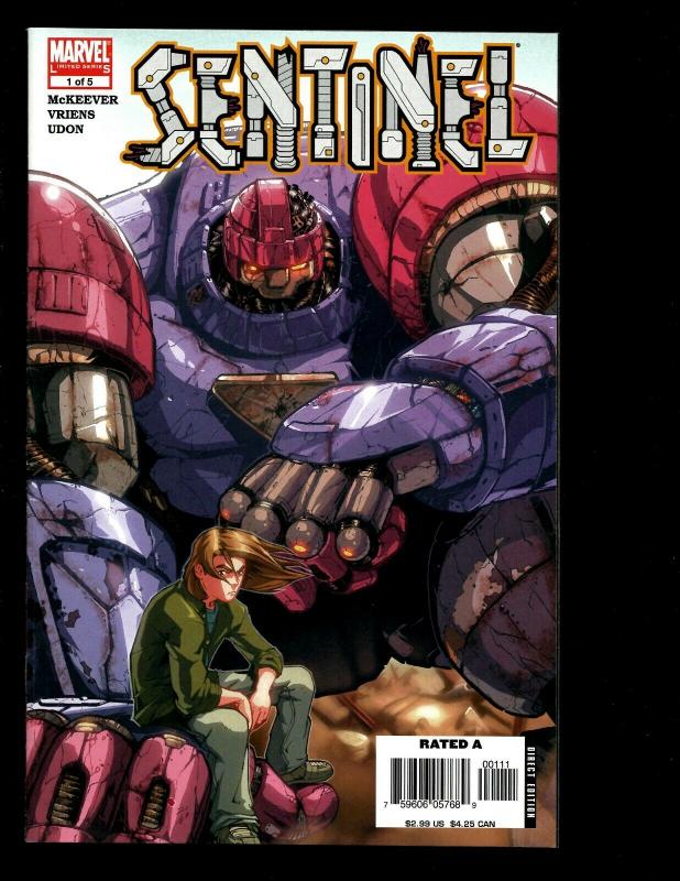 Lot Of 9 Marvel Comics Sentinel # 1 2 3 4 5 Hellions # 1 2 3 4 X-Men Dust EK10